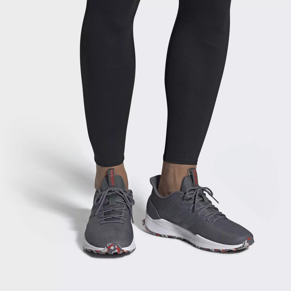 Adidas Questar Trail Tenis Para Correr Grises Para Hombre (MX-35627)